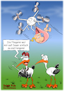 Cartoon: Zu anstrengend (small) by karicartoons tagged anstrengend,babies,baby,drohne,drohnenflug,fliegen,kinder,klapperstorch,lieferdienst,liefern,lieferung,paketdienst,storch,technik,vögel