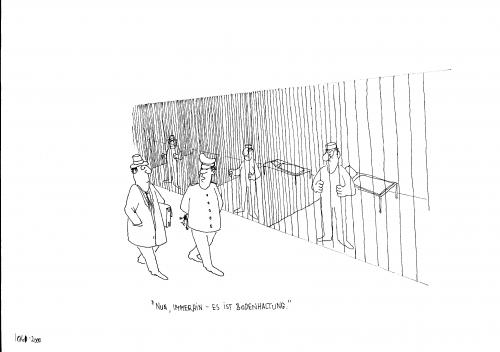 Cartoon: Bodenhaltung (medium) by Frank Hoffmann tagged no,tag,