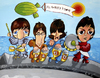 Cartoon: BEATLES (small) by LAZ tagged beatles