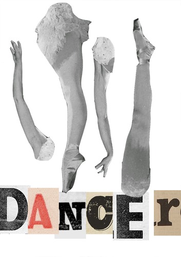 Cartoon: Dancer (medium) by Babak Mo tagged babakmo,mo,babak,collage,art,kunst,artist,kunstler,dancer,dadaism