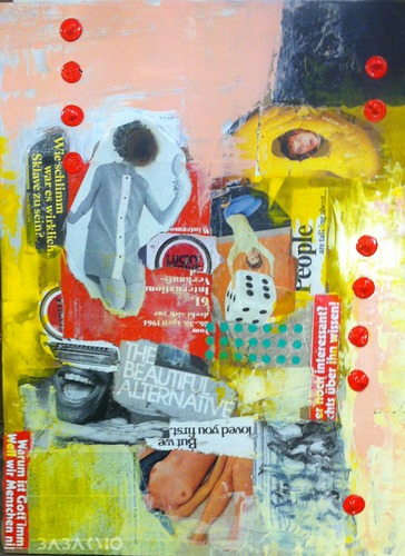 Cartoon: untitled (medium) by Babak Mo tagged babakmo,collage,painting,art,artist,kunstler,babak,modern,mo