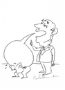 Cartoon: No comment (small) by Babak Mo tagged cartoon,babakm,karikature