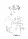 Cartoon: No comment (small) by Babak Mo tagged iran,babakmohammadi,cartoons,karikature
