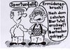 Cartoon: Armbruch (small) by Marcello tagged sportverletzung,biertrinken