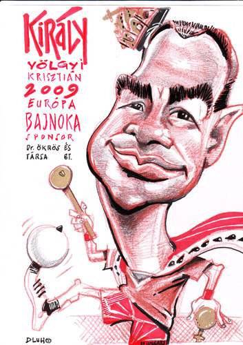 Cartoon: European Champion (medium) by Dluho tagged champion