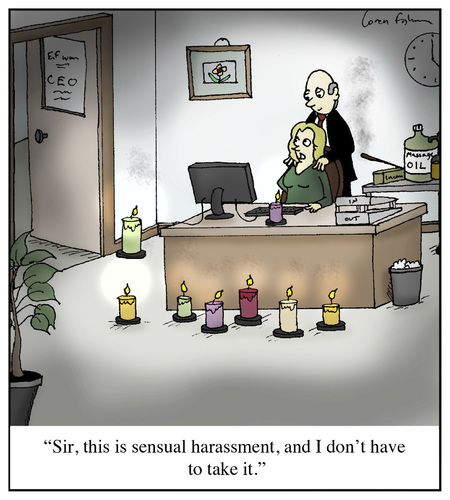Sensual Harassment By Humoresque | Business Cartoon | TOONPOOL