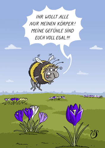 Cartoon: Frühlingsgefühle (medium) by Dodenhoff Cartoons tagged frühling,frühlingsboten,krokusse,frühblüher,gefühlschaos,oberflächlichkeit,hormone,natur,hummel,bienen,bestäubung,vermehrung,arbeiterbiene,unzufriedenheit,beziehungsprobleme,frühling,frühlingsboten,krokusse,frühblüher,gefühlschaos,oberflächlichkeit,sex,hormone,natur,hummel,bienen,bestäubung,vermehrung,arbeiterbiene,unzufriedenheit,beziehungsprobleme