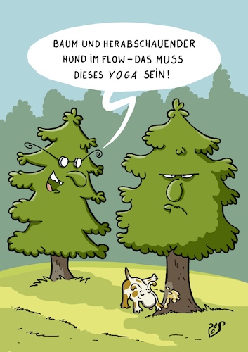 Cartoon: Yogaflow (medium) by Dodenhoff Cartoons tagged yoga,asanas,flow,baum,hund,herabschauend,anfänger,natur,yogapraxis,yogi,poweryoga,hatayoga,alltag,yogalehrer,yoga,asanas,flow,baum,hund,herabschauend,anfänger,natur,yogapraxis,yogi,poweryoga,hatayoga,alltag,yogalehrer