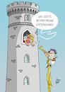 Cartoon: Extensions (small) by Dodenhoff Cartoons tagged badhairday,rapunzel,prinz,prinzessin,frisör,extensions,haarverlängerung,beziehung,frauen,männer,turm,märchen,grimm,gebrüder,mann,frau,haare,frisur