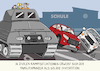 Cartoon: Familienpanzer (small) by Dodenhoff Cartoons tagged suv,familienwagen,eltern,kinder,schulweg,parkplatzknappheit,erziehung,nachwuchs,schule,konkurrenz,prestige,ansehen,verkehrswende