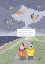 Cartoon: Fastengruppe (small) by Dodenhoff Cartoons tagged fastenzeit,fastengruppe,mann,frau,beziehung,ostern,christentum,nordsee,deichwandern,norddeutschland,wind,wetter,schietwetter,spaziergang,abnehmen,achtsamkeit,ernährung