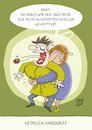 Cartoon: Heimlich Manöver (small) by Dodenhoff Cartoons tagged ersthelfer,heimlich,mann,frau,erstickungsgefahr,druckkompression,notfall,ersthelferkurs,übeltäter,heimlichkeiten,naschen,handgriff