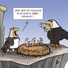 Cartoon: Süßes (small) by Dodenhoff Cartoons tagged adler,ernährung,kinder,nachwuchs,eltern,übergewicht,karies,birgit,dodenhoff,cartoons,nest,kaninchen,beute,jagd,hunger,naschen