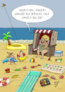 Cartoon: Symbolbild Plastikvermeidung (small) by Dodenhoff Cartoons tagged strandleben,plastikspielzeug,inkonsequenz,erziehung,plastikflut,strand,sommerzeit,urlaub,ausflug,badeurlaub,schwimmreifen,badedelfin,ernährungsumstellung,glaskonserven,joghurtglas,badelatschen,flipflops,luftmatratze,sandspielzeug,birgit,dodenhoff,cartoons