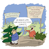 Cartoon: Weihnachtsbaum (small) by Dodenhoff Cartoons tagged weihnachtsbaumkauf,baumkauf,weihnachten,nordmanntanne,biologisch,vegan,sterbebegleitung,handarbeit,sägen,baumfällung,weihnachtsfest,schamanismus,sterberitual,weihnachtsbaumpreise,festtage