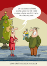 Cartoon: Weihnachtsgeschenk (small) by Dodenhoff Cartoons tagged ornithologe,männer,mann,schenken,geschenke,weihnachtsgeschenke,festtagsstimmung,weihnachtsbaum,weihnachtskugeln,frau,beziehung,schlüpfer,unterwäsche,reizwäsche,partnerschaft,erwartungen,geschenkverpackung,missverständnis,weiblich,männlich,vogelkundler,natur,küken,freude,weihnachtsabend,heilig,abend,fröhlichkeit,enttäuschung,geschenkband,männerwelt,frauenwelt,gedanken,weihnachtseinkauf,besorgungen,weihnachtsdekoration,überraschung,festtagsüberraschung,weihnachtsüberraschung,festtagskleidung