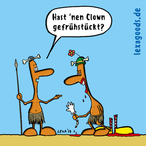 lexatoon Clown gefrühstückt lexatoon Clown gefrühstückt