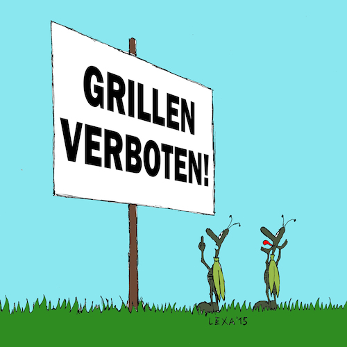 lexatoon Grillen verboten