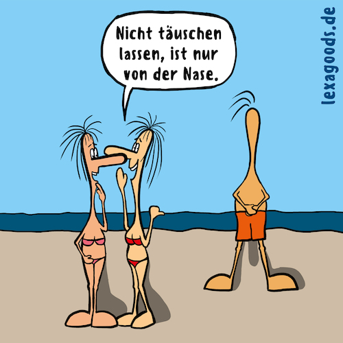 lexatoon Große Nase des Mannes lexatoon Große Nase des Mannes