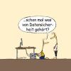 Cartoon: Datensicherheit (small) by lexatoons tagged datensicherheit,computer,pc,daten,büro