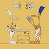 Cartoon: lexatoon Ägyptische Grabkammer (small) by lexatoons tagged lexatoon,ägyptisches,wandbild,apple,pyramiden,tutenchamun,echnaton,pharao,ägypten,grabkammer