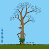 Cartoon: lexatoon Laublos (small) by lexatoons tagged lexatoon,entlaubter,baum,laub,blätter,ast,zweig,herbst