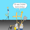 Cartoon: lexatoon Patchwork (small) by lexatoons tagged lexatoon,er,war,frueher,beim,zirkus,arbeitswelt,patchwork,lebenslauf