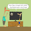 Cartoon: lexatoon Runde ins Eckige (small) by lexatoons tagged lexatoon,das,runde,muss,ins,eckige,tor,fußball,fernseher,kaputt