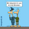 Cartoon: lexatoon Bis zum letzten Ukraine (small) by lexatoons tagged lexatoon,wir,kämpfen,bis,zum,letzten,ukrainer,nato,usa,russlan,krieg,waffenlieferung