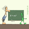 Cartoon: Relativitätstheorie (small) by lexatoons tagged lexatoon,relativitätstheorie,mathematik,wissenschaft,albert,einstein,math2022