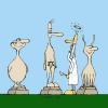 Cartoon: skepsiz (small) by lexatoons tagged philosophie,gott,adam,schöpfung,skepsiz