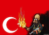 Cartoon: terror (small) by Gölebatmaz tagged radical,turkey,terror,ankara,istanbul