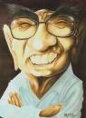 Cartoon: Saramago (small) by Mattias tagged writer,