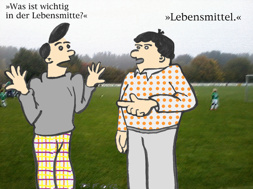 Cartoon: Midlife (medium) by Jos F tagged lebensmittel,lebensmitte