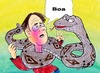 Cartoon: Boa 1 (small) by Jos F tagged boa,python,snake