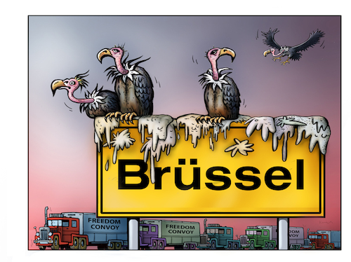 Cartoon: Brüssel 2022 (medium) by kurtu tagged brüssel,2022,brüssel,2022