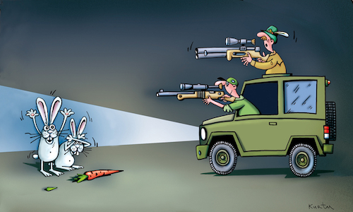 Cartoon: Die Opfer (medium) by kurtu tagged die,opfer