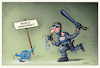 Cartoon: Democracy (small) by kurtu tagged democracy
