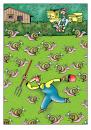 Cartoon: garten (small) by kurtu tagged no,