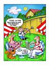 Cartoon: nachbarn (small) by kurtu tagged no,