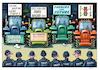 Cartoon: Protest (small) by kurtu tagged protest