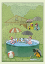 Cartoon: Schwimmliebhaber (small) by kurtu tagged schwimmer,hobby,regen