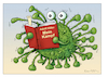 Cartoon: Virus 2020? (small) by kurtu tagged virus