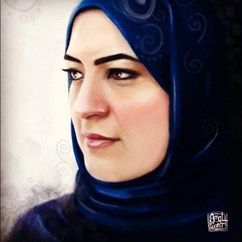 Cartoon: Me by me (medium) by Amal Samir tagged me,painting