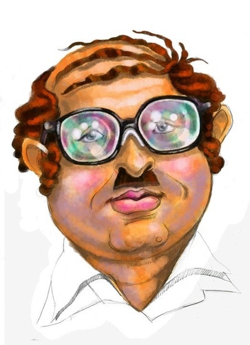 Cartoon: my art work (medium) by Amal Samir tagged caricaturist,drawings,painting,portrait