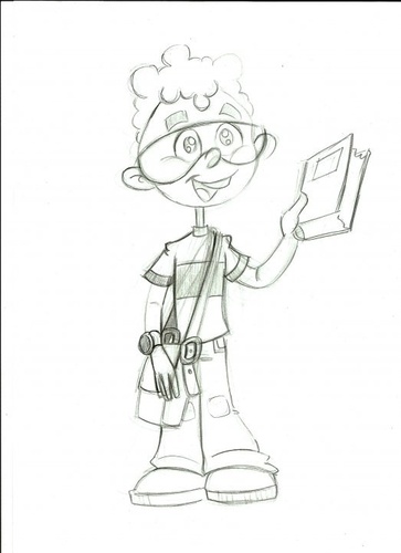 Cartoon: character design (medium) by Amal Samir tagged character,design,cartoon,drawings,kids,pencil