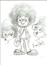 Cartoon: character design (small) by Amal Samir tagged character,design,cartoon,drawings,kids,pencil