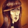 Cartoon: fairuz (small) by Amal Samir tagged fairuz,singer,cartoon,comic,lady,painting,digital,art,caricature