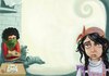 Cartoon: final (small) by Amal Samir tagged cartoon,poor,girl,kids,boy,book,illustration