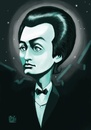 Cartoon: Mihai Eminescu (small) by Amal Samir tagged cartoon,caricature,drawing,digital,painting